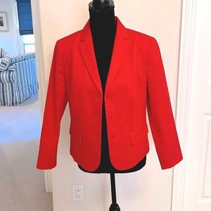 Talbots Orange Blazer Jacket 6